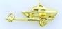 14K Gold 3-D Boat/Trailer Charm