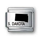 Body Candy Italian Charms Laser SOUTH DAKOTA