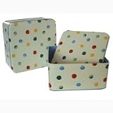 Polka Dot Biscuit Tin