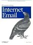 Programming Internet Mail Programming Internet Mail