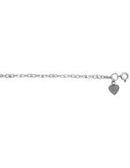 Sterling Silver Charm Barbwire Bracelet