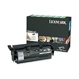 Lexmark International Products - Print Cartridge, Extra High Yield, 36000 Page Yield, Black - Sold as 1 EA - Extra high-yield toner cartridge is designed for use in Lexmark T654. Lexmark Return Program Cartridges are sold at a discount versus the prices of regular cartridges in exchange for the customer's agreement to use the cartridge only once and return it only to Lexmark for remanufacturing or recycling. Cartridge yields 36,000 pages