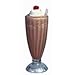 Chocolate Milk Shake Die-Cut Photographic Magnet