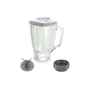 5 cup, square top glass jar assembly. by Oster
