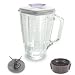 5 cup, square top glass jar assembly.