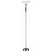 Pendleton II Torchiere Floor Lamp in Brushed Steel