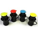 Four in One Coffee Mugs Handmade Pottery Fair Trade