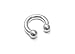 316L Surgical Steel Circular Barbell Horseshoe 4g