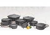 TEXSPORT (14503) Camping Tools CAST IRON DUTCH OVEN 4QT