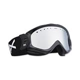 ANON MAJESTIC GOGGLE 2008 BLACK FRAME SILVER MIRROR LENS