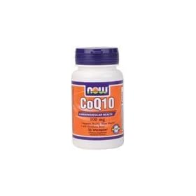 NOW COQ10 (Co-Enzyme Q10) 100 mg Vegetarian Capsules