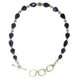 Jewelry Gifts - Womens Cheap Bracelet Sterling Silver and Amethyst Gemstone... by ShalinCraft