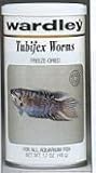 WARDLEY AQUARIUM FISH FOOD FREEZE DRIED TUBIFEX WORMS 8 GRAMS