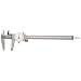 Starrett 1202-8 Dial Caliper, Stainless Steel, White Face, 0-8" Range, +/-0.001" Accuracy, 0.001" Resolution