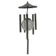 Flipo Solar Illuminated Wind Chime, Stainless Steel
