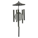 Flipo Solar Illuminated Wind Chime, Stainless Steel