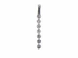 Ladies 0.10ct Diamond Waterfall Drop Pendant
