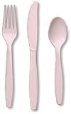 Creative Expressions Heavy Duty Cutlery Assortment 24/Pkg Classic Pink CUT-010, 3 Item(s)/Order