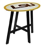 Louisiana State LSU Tigers NCAA Logo Pub Table