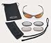 Force 3 pairs in 1 shooting safty dirving glasses