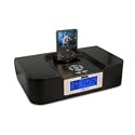 Black ezWake iPod Alarm Clock/Radio with 22 Key Remote