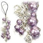 Review Kondor  / Universal Cascade Sparkly Purple Beads Dangly with Silver touch