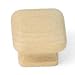 1-1/2" Dia Wood Square Knob