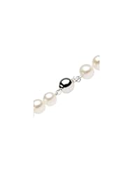 Lux Sterling Silver Freshwater Cultured White Pearl Strand