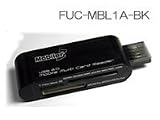 ForYou マルチカードリーダー microSD直挿し可能（全10種） 【FUC-MBL1A-BK】
