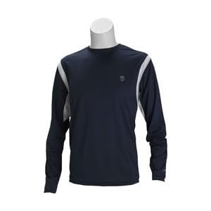 Buy K-Swiss Colorblock L S Sleeve Crew (COLOR: Navy Wht, SIZE:Large) by K-Swiss
