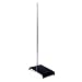 American Educational Stamped Steel Support Ring Stand with Acid Resistant Finish, 6" Length x 4" Width Base Size
