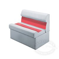 Wise Deluxe Pontoon Lounge Seats WD958P004 Grey/Blue 27 inch seat