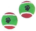 Holiday Tennis Balls, 2 pack