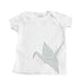 Boy's White Infant T-Shirt with Oragami Crane Design - 18 Months