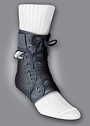 FLA Orthopedics FL40-511LGBLK Swede-O Inner LOK 8 Ankle Brace - Size- Large
