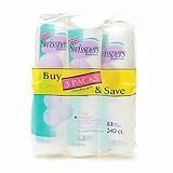 Swisspers Gentle Care Cotton Rounds, 3 packs 240 ea