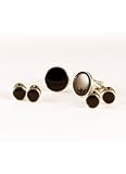 Daniel Gray Black and Silver Formal Stud Set