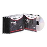 DVD-R Recordable Discs, 4.7GB, 16x, Silver, Jewel Case, 5/PK