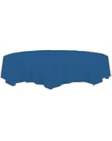 Creative Converting Touch of Color Octy-Round Paper Table Cover, 82-Inch, Navy