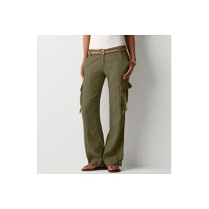Buy Ann Taylor Loft Ladies Dusty Olive Petite Linen Cargo Pants by Ann Taylor LOFT