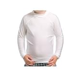 Toddler UV Rash Guard Shirt - Long Sleeved White