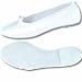 Children's White Deluxe Dyeable Satin Ballet Shoes