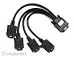 Matrox Quad-TV - S-Video / composite cable - 4 pin mini-DIN, RCA - 1 ft