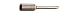 CARBIDE RING BUR 3/8" HEAD DIAMETER X 3/4" HEAD LENGTH X 1/8" SHANK FINE