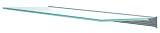 Wallscapes Glacier 12 by 36 by 3/8-Inch, Opaque Glass, Shelf Kit #GL9030OPKIT