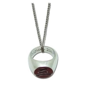 Naruto: Shippuden Hidan's Akatsuki Ring Necklace