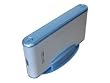 FANTEC DB-337C2-B - Storage enclosure - IDE - FireWire / Hi-Speed USB - silver, blue metallic