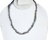 Labradorite Jewelry Gemstone Necklace Indian Style 17 inches