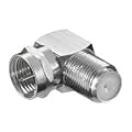 F-Stecker auf F-Buchse, Winkeladapter 10 St�ck
