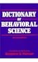 Dictionary of Behavioral Science, Second Edition